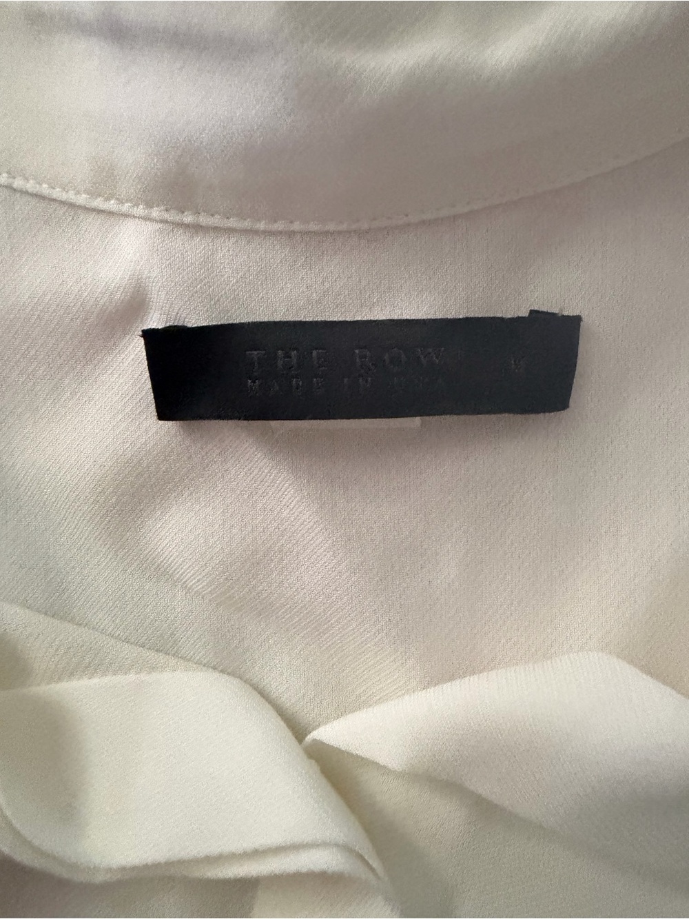 The Row Women’s White Button-Up Shirt M - Picture 3 of 7